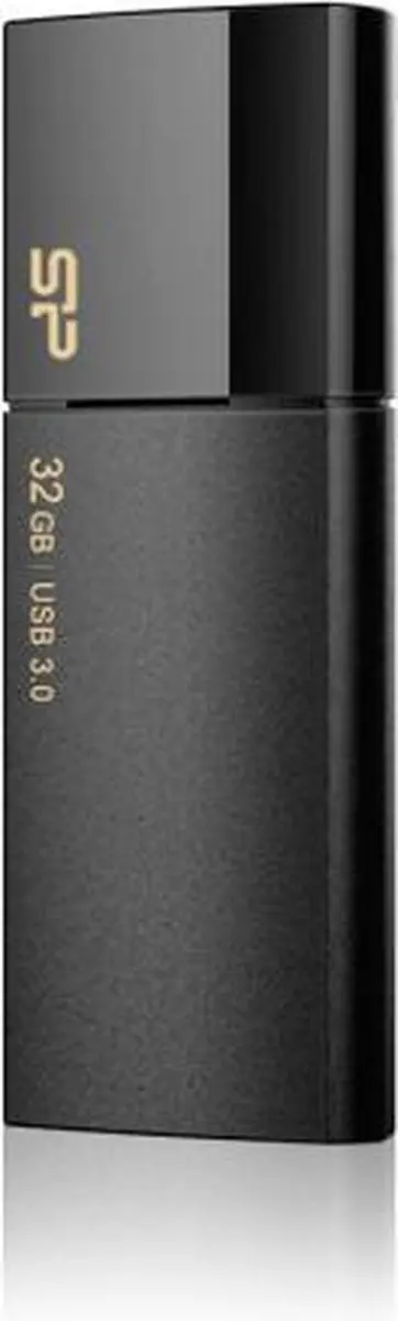 Silicon Power Blaze B05 USB-stick 32GB - Zwart - afbeelding 2 van 6