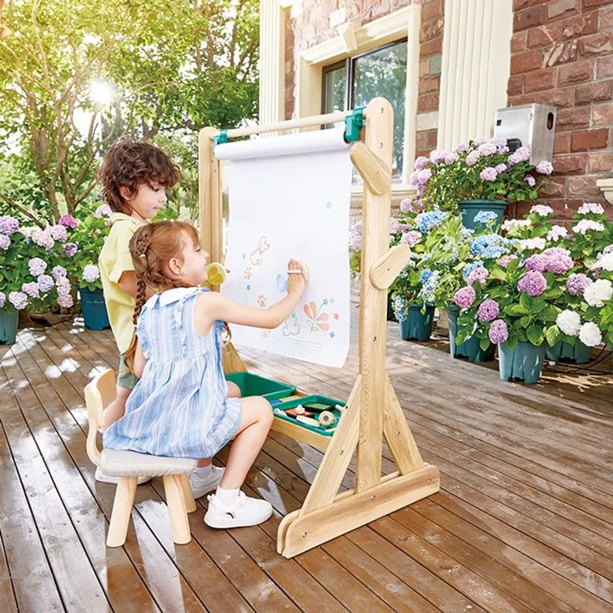 Hape Natuurwonderen Stempels - 13-delig Multicolor