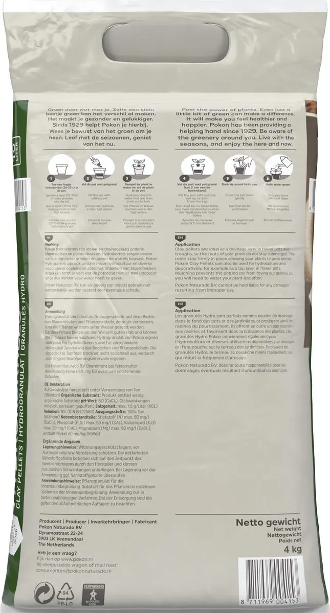 Pokon Hydrokorrels 10L - Kleikorrels - afbeelding 6 van 6