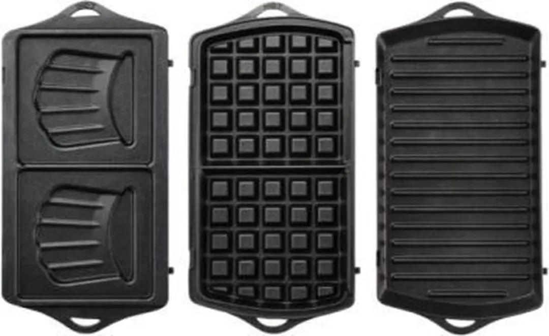 Tefal Break Time SW6148 Sandwichmaker - 2 Stuks - Zwart/Grijs - afbeelding 2 van 3