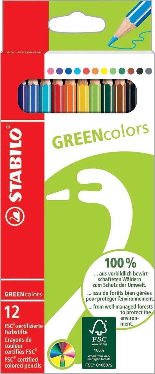 STABILO GREENcolors Kleurpotloden