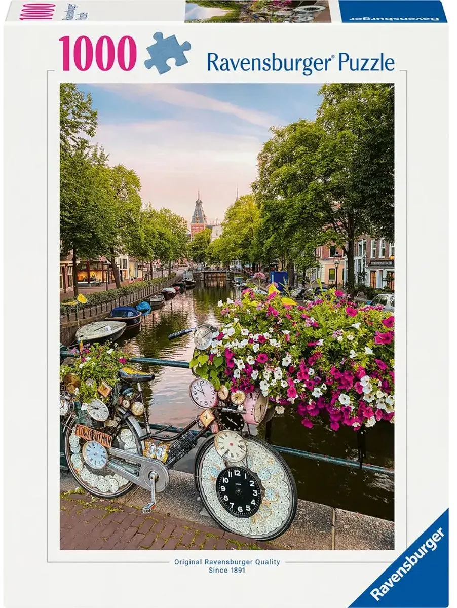 Ravensburger Blumen In Amsterdam Puzzel 1000 Stuks - Multicolor