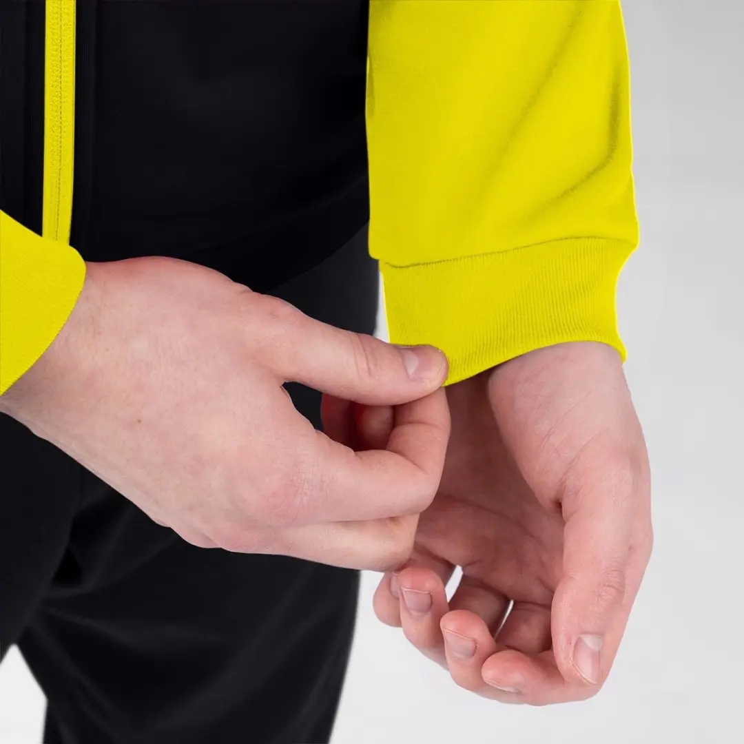 JAKO Performance Polyestervest Kinderen 164 - Zachtgeel/Zwart