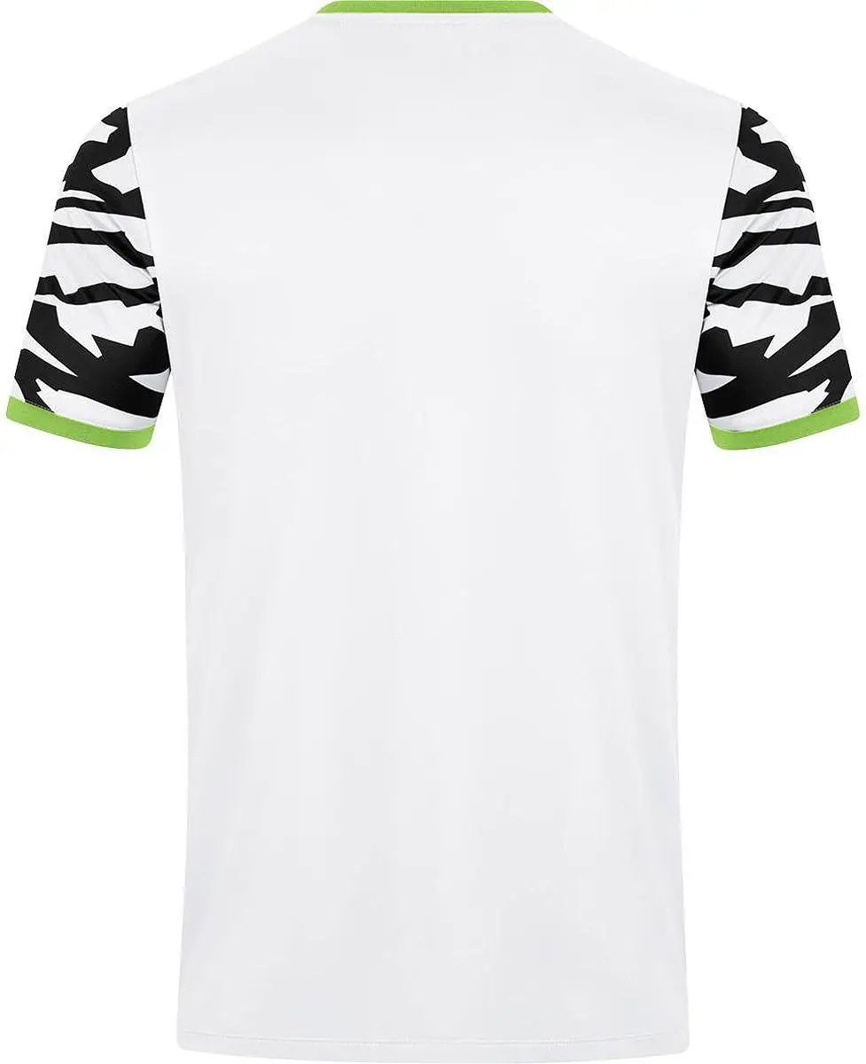 Jako Animal Shirt Korte Mouw Kinderen 164 - Fluogroen/Zwart/Wit