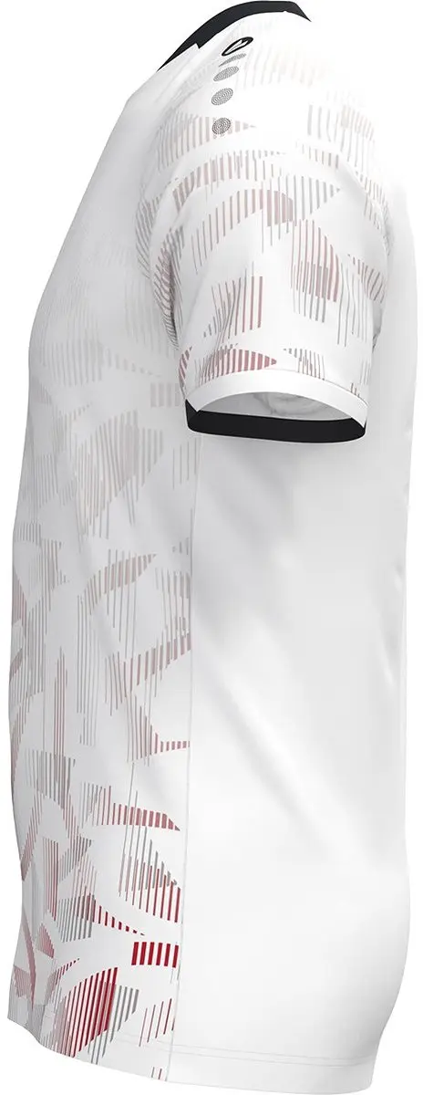 Jako Sonic Shirt Korte Mouw Kinderen 140 - Wit/Rood/Grijs