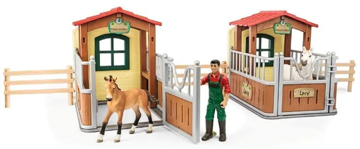 Schleich 72116 Bezoek de open stal