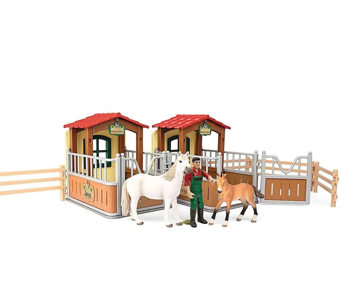Schleich 72116 Bezoek de open stal - Bont