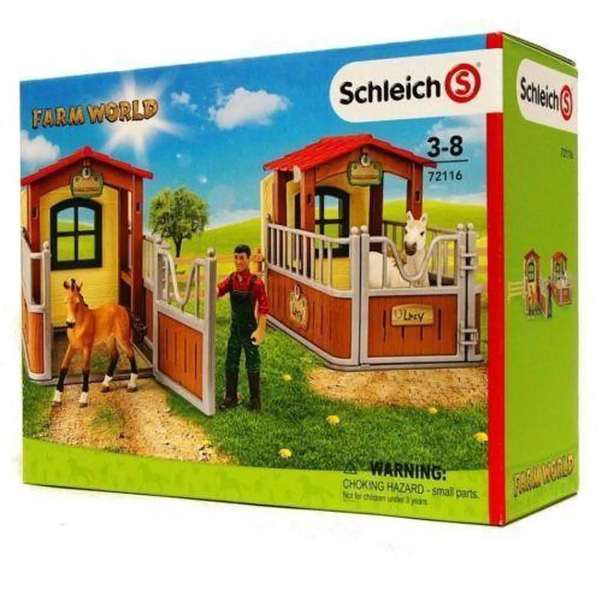 Schleich 72116 Bezoek de open stal - Bont