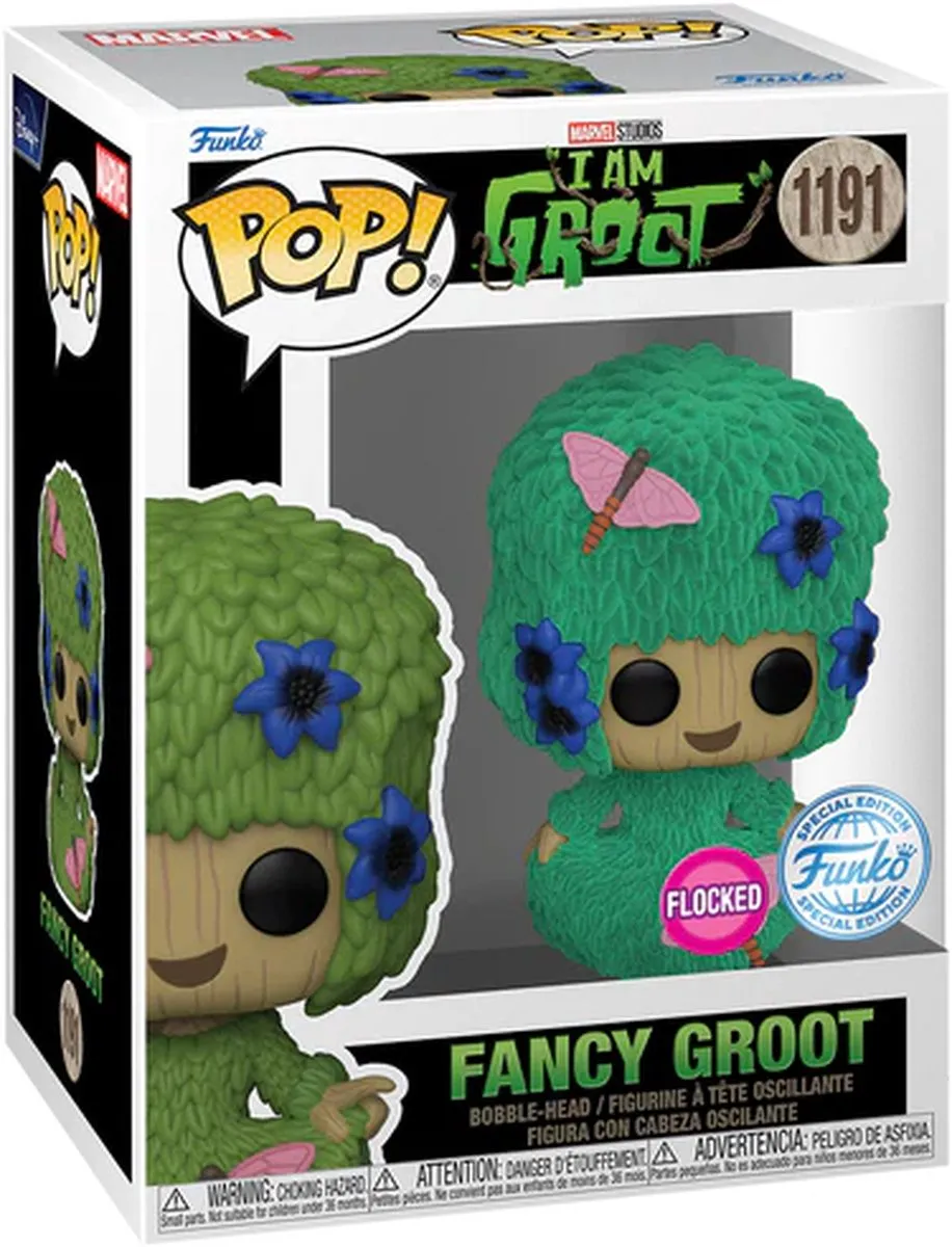 Funko Pop! Fancy Groot #1191 - Flocked Special Edition