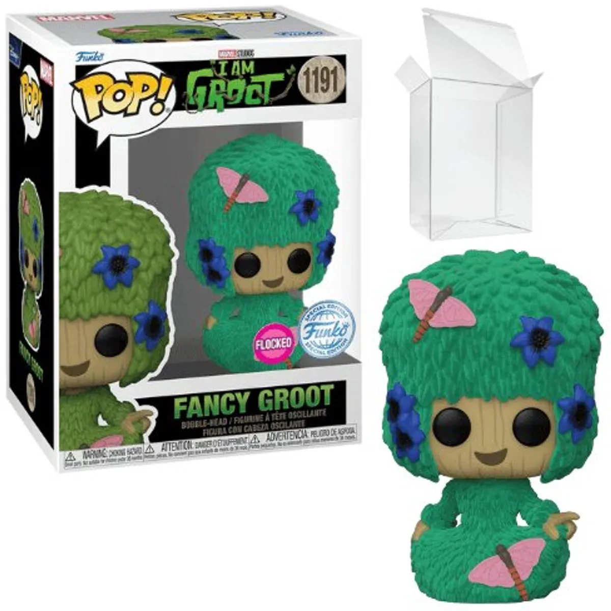 Funko Pop! Fancy Groot #1191 - Flocked Special Edition