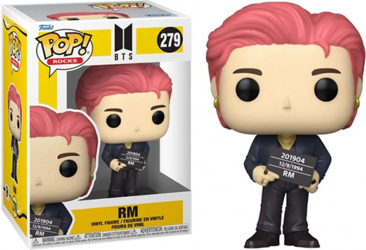 Funko Pop Rocks BTS Butter RM #279 - 9,5 cm - Multicolor