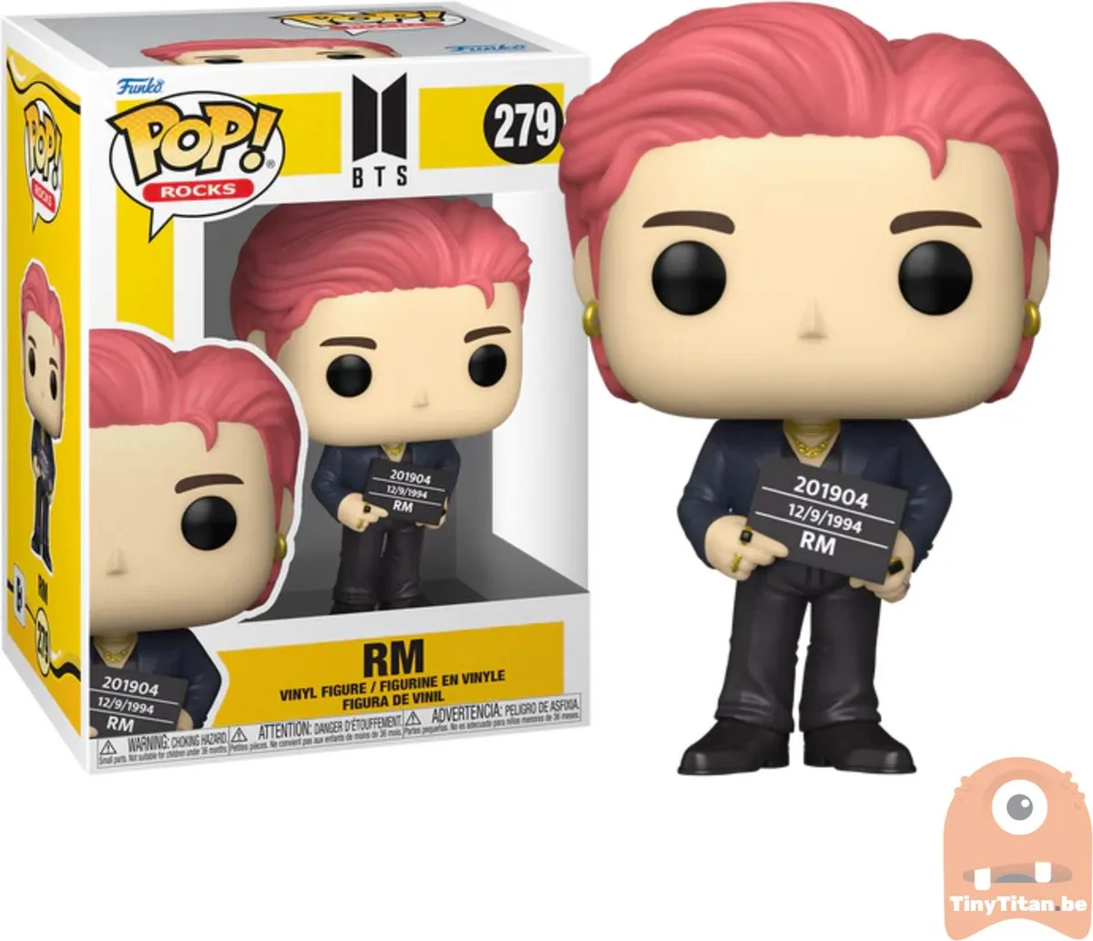 Funko Pop Rocks BTS Butter RM #279 - 9,5 cm - Multicolor