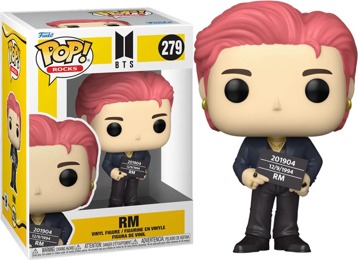 Funko Pop Rocks BTS Butter RM #279 - 9,5 cm - Multicolor - afbeelding 6 van 6