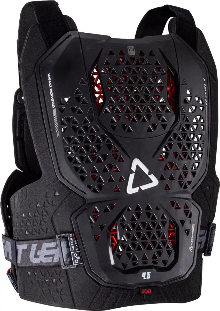 Leatt 4.5 Evo Borstbeschermer - L - Zwart