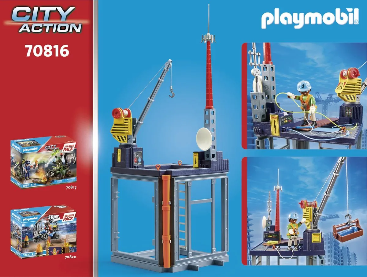 Playmobil City Action Bouwplaats Starterpack 70816 - Multicolor