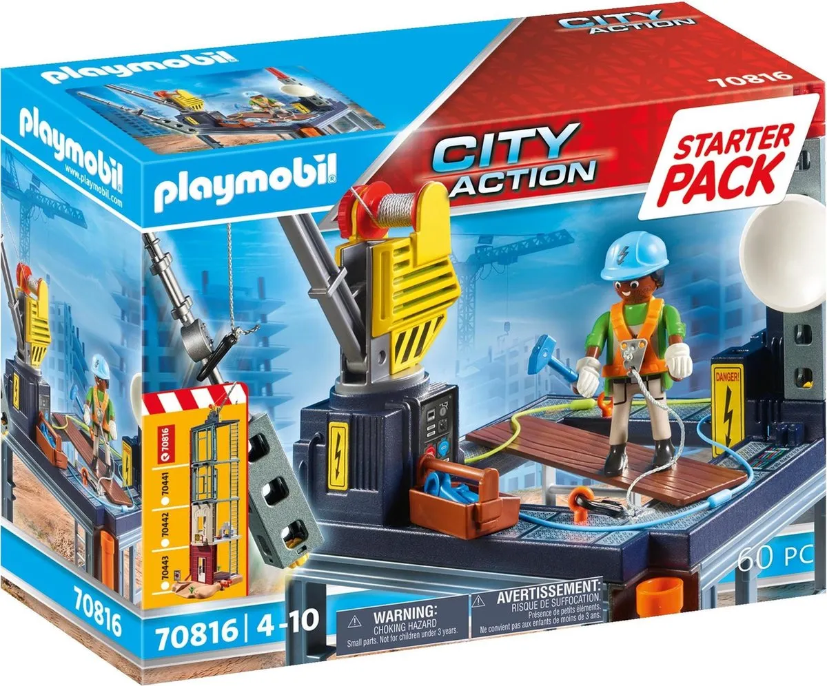 Playmobil City Action Bouwplaats Starterpack 70816