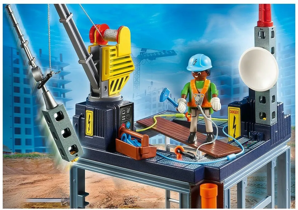 Playmobil City Action Bouwplaats Starterpack 70816 - Multicolor - afbeelding 6 van 6