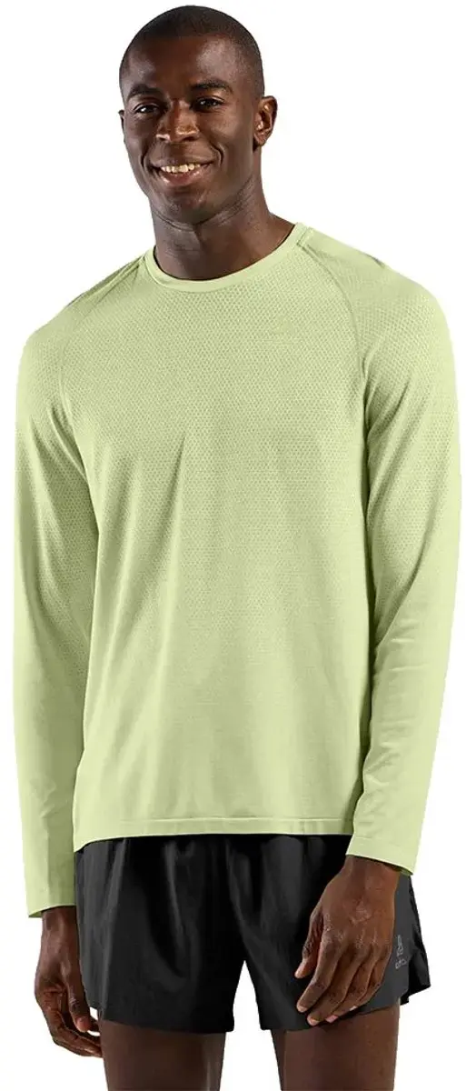 Odlo Crew Essential Seamless T-shirt Met Lange Mouwen Groen 2XL Man
