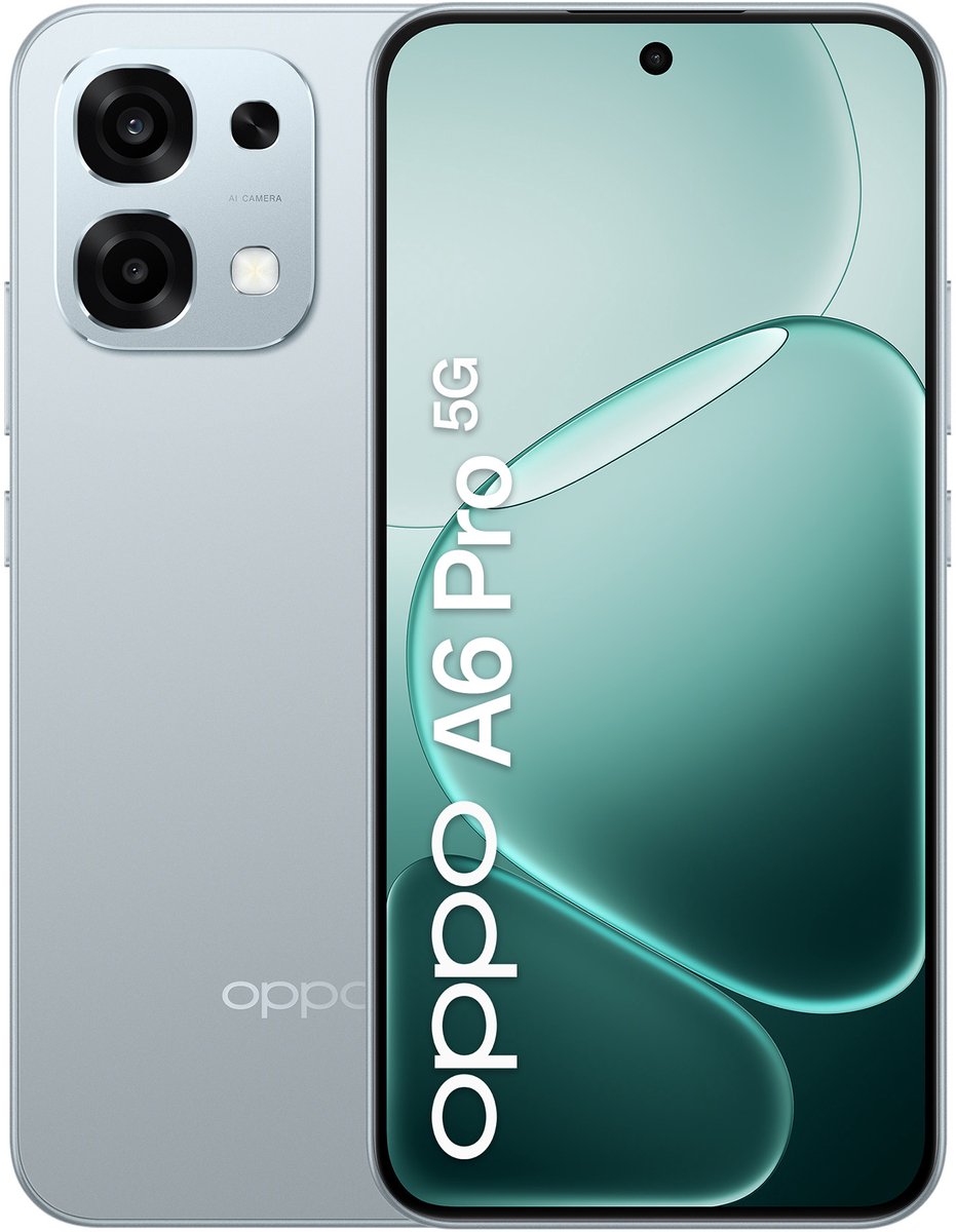 OPPO A6 Pro 5G 16,7 cm (6.57") Dual SIM Android 15 USB Type-C 8 GB 256 GB 6500 mAh Titanium