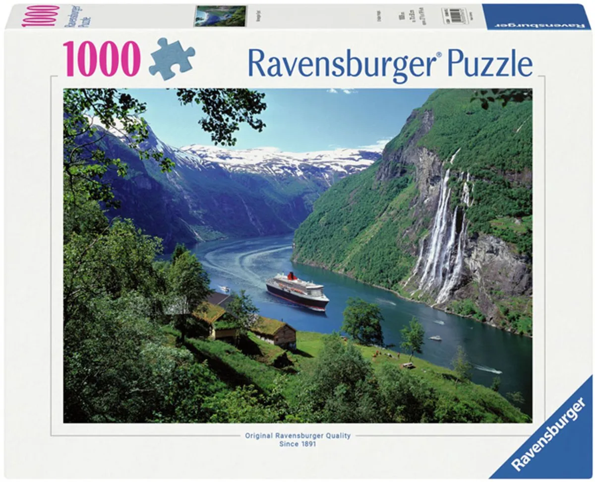 Ravensburger Noors Fjord Puzzel 1000 Stuks - Multicolor
