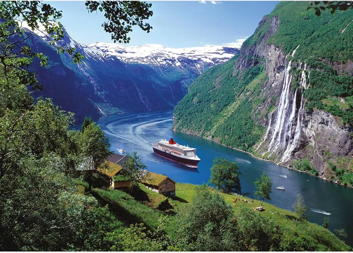 Ravensburger Noors Fjord Puzzel 1000 Stuks - Multicolor