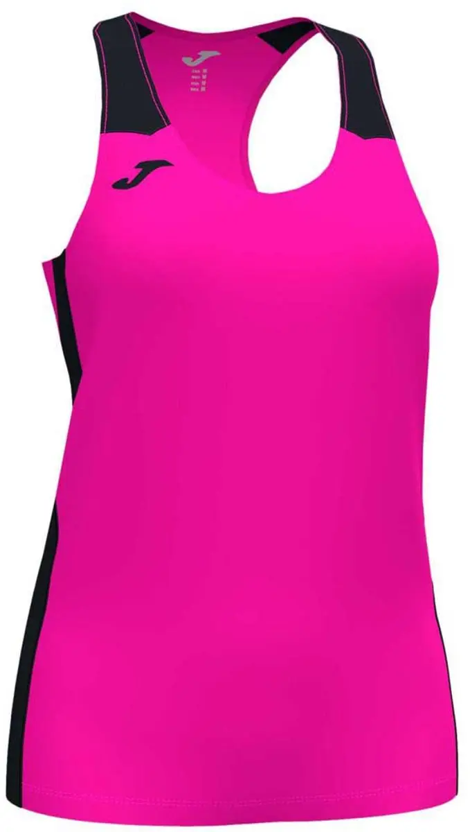 Joma Record II Mouwloos T-shirt 2XL - Roze Fluor
