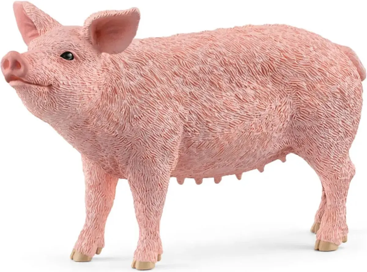 Schleich Farm World Varken 13933 - Roze - afbeelding 6 van 6