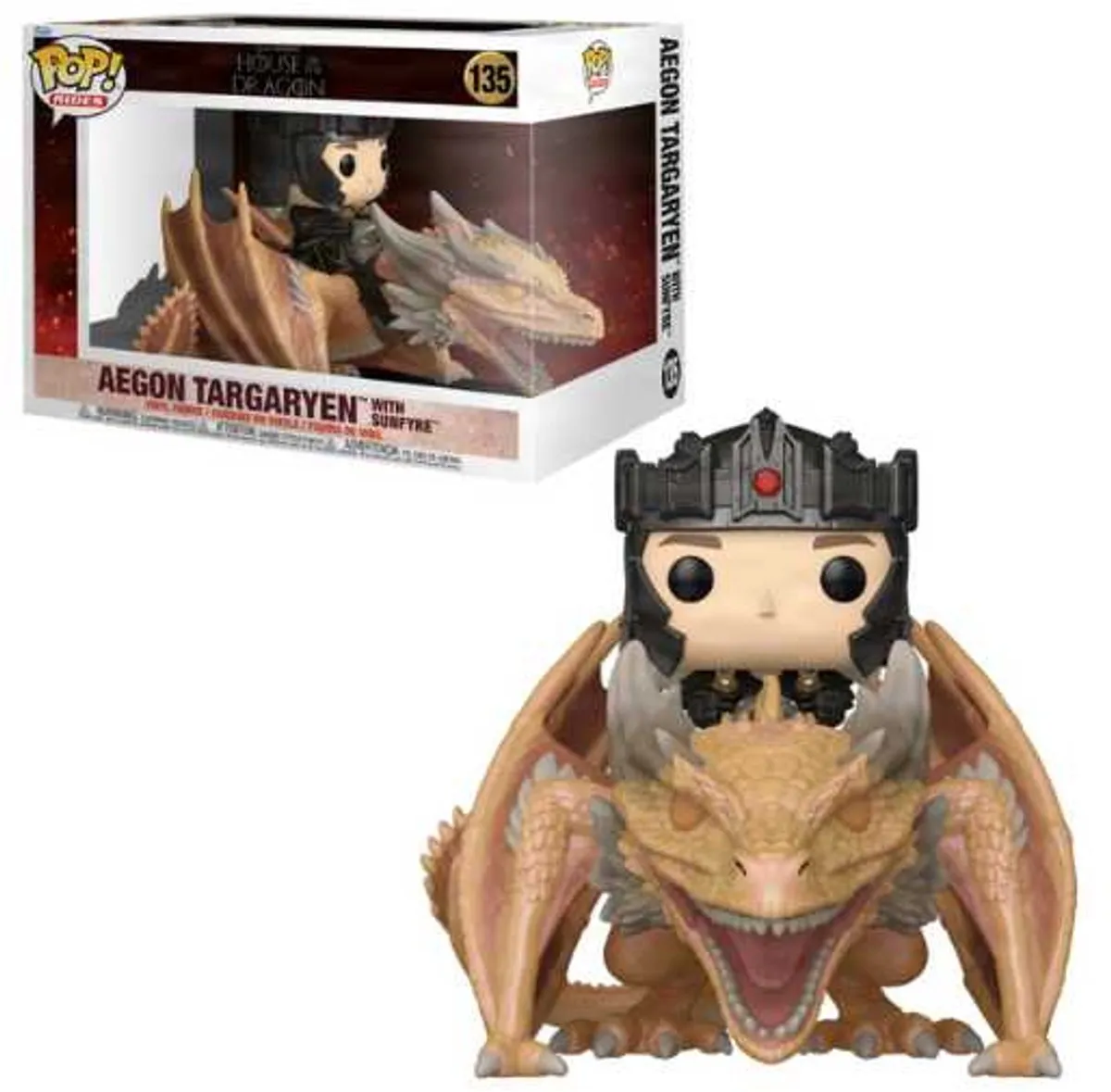 Funko Pop! House of the Dragon Aegon Targaryen met Sunfyre - Multi