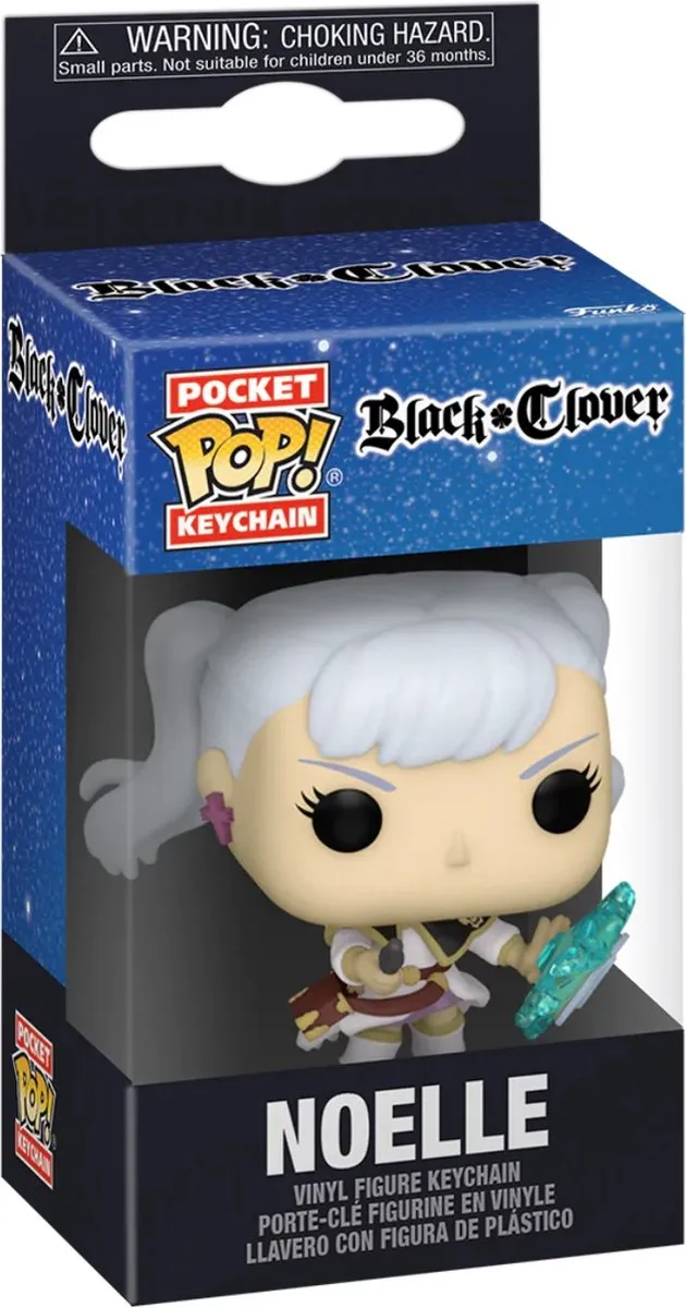 Funko Pocket Pop! Black Clover Noelle Sleutelhanger - Multicolor