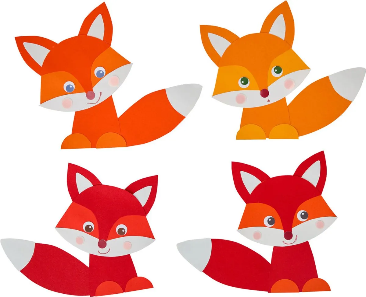 Haba Vosjes Knipwerk Knutselpakket - Multicolor