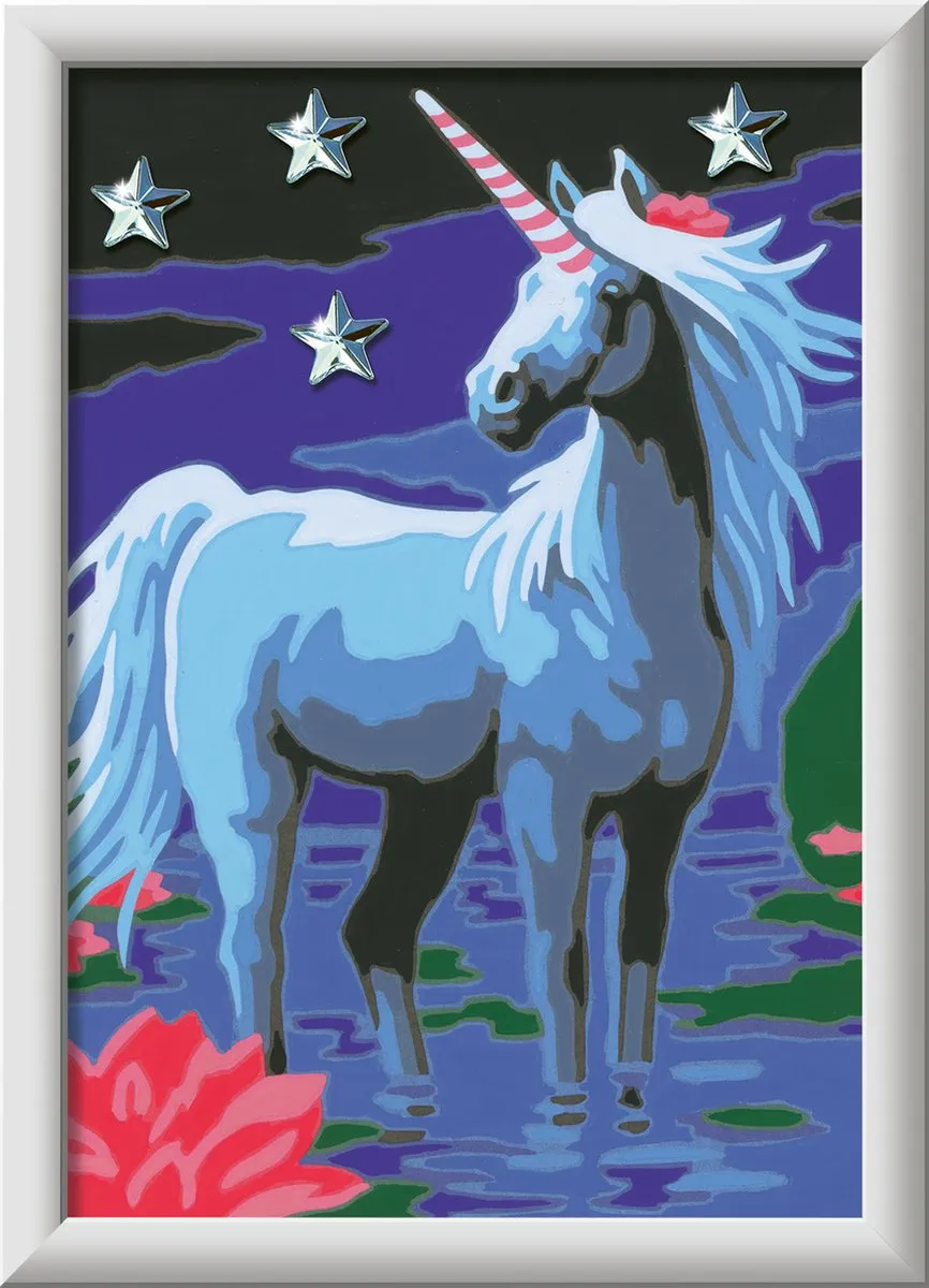 Ravensburger CreArt Magical Unicorn Schilderen op nummer - 15 Kleuren