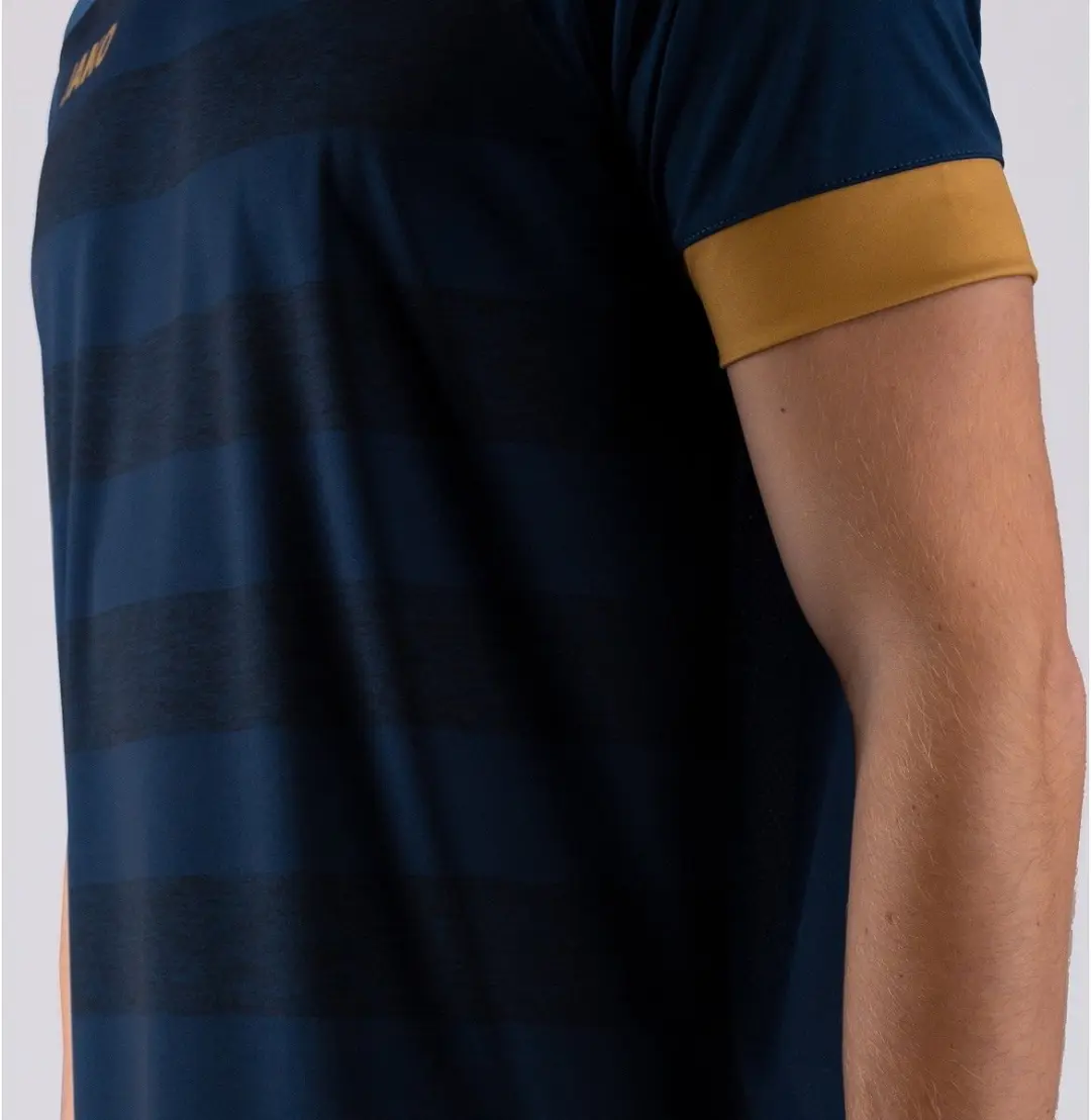 JAKO Celtic Melange Shirt Heren - L - Goud/Navy