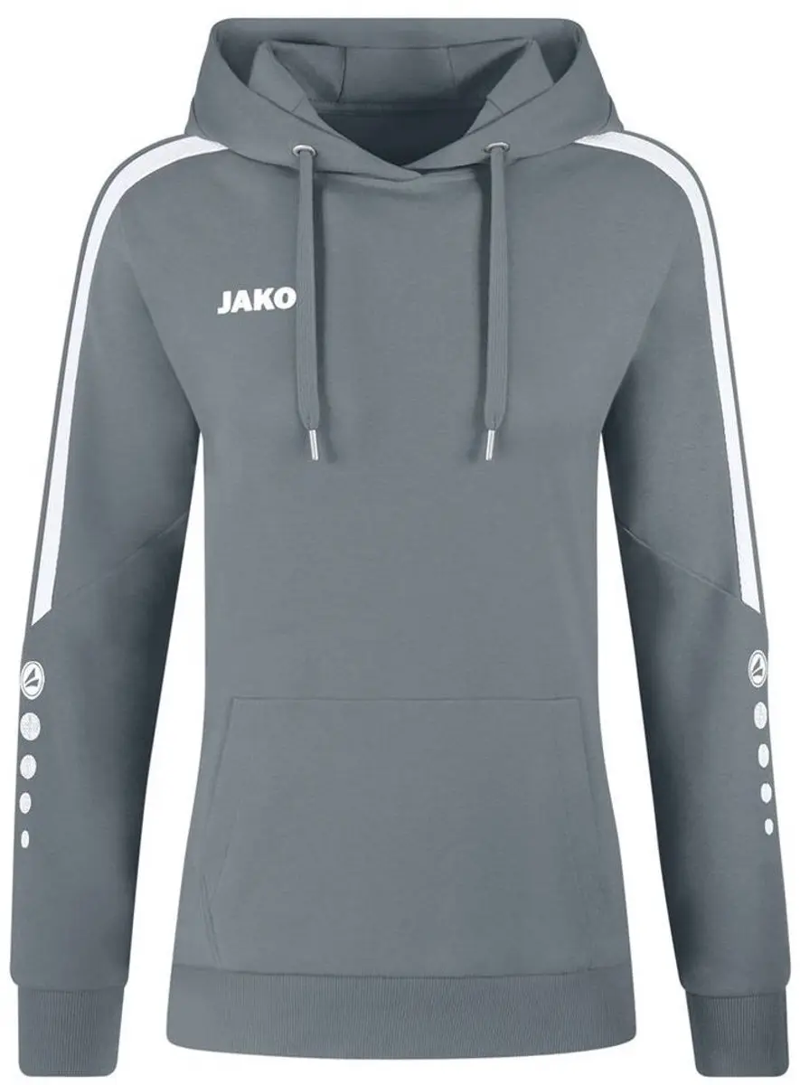 JAKO Power Sweater Met Kap Dames 42 - Steengrijs
