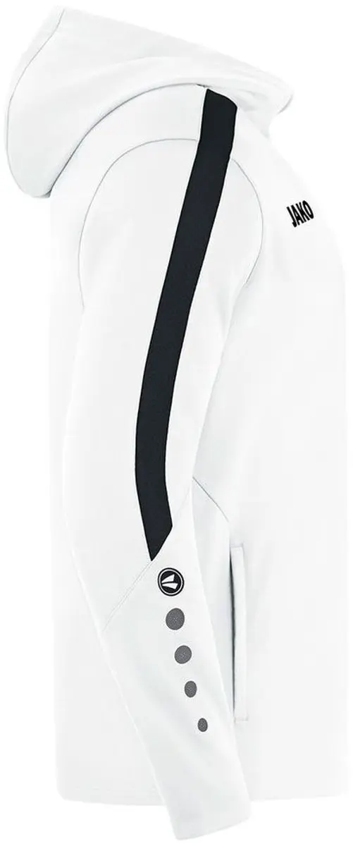 JAKO Power Jas Met Kap Heren - S - Wit