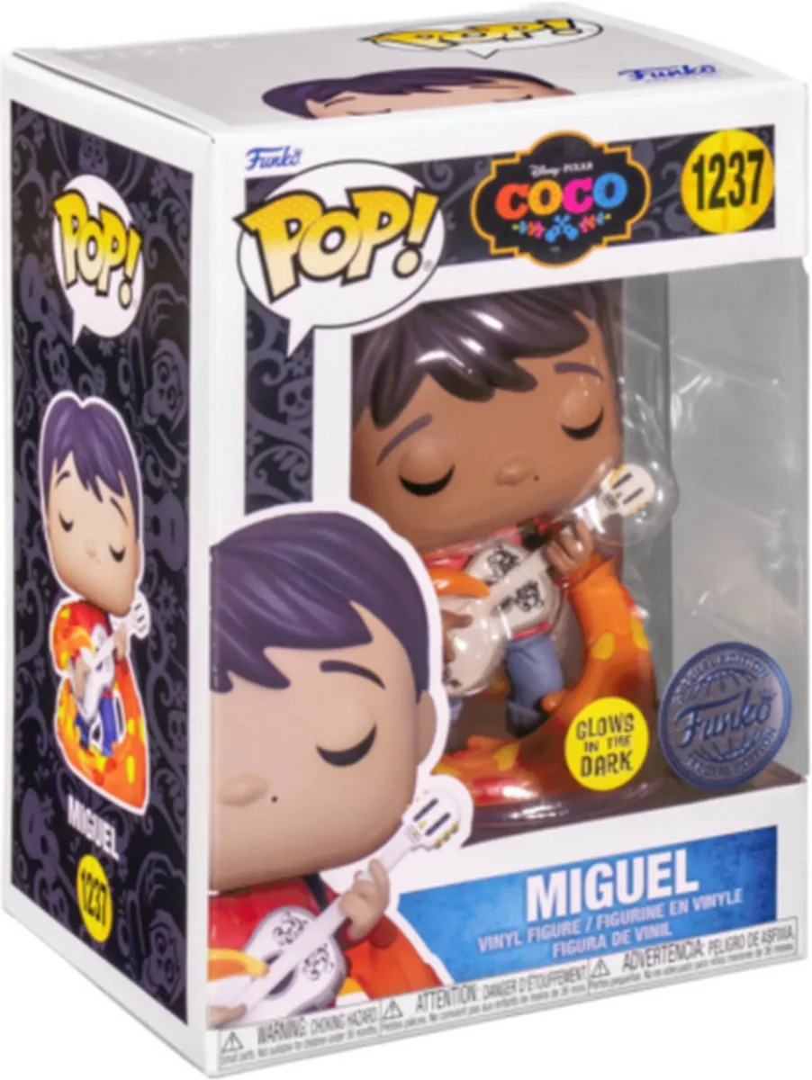 Disney Funko POP! Miguel Glow In The Dark 66371 - Verzamelfiguur 9cm