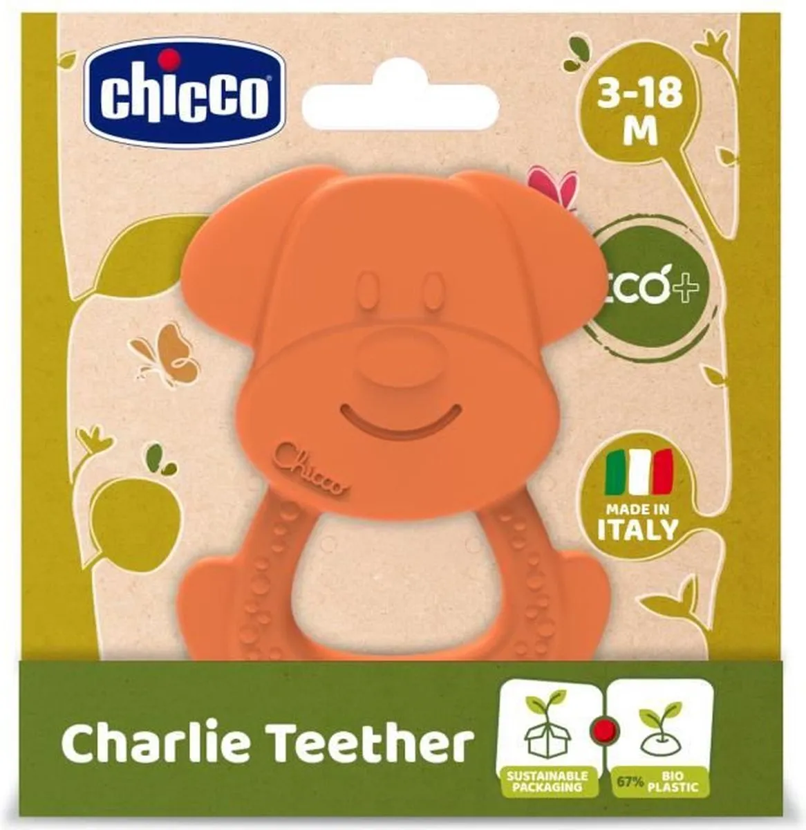 Chicco ECO+ Bijtring Oranje