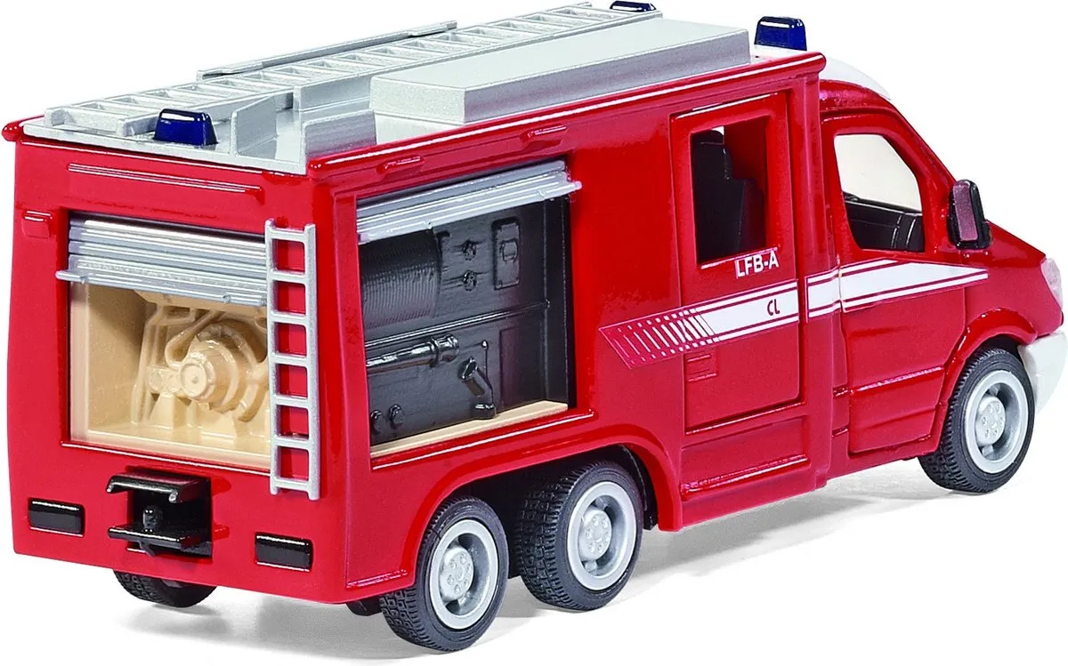 SIKU 2113 Brandweer Mercedes-Benz Sprinter 1:50 - Rood