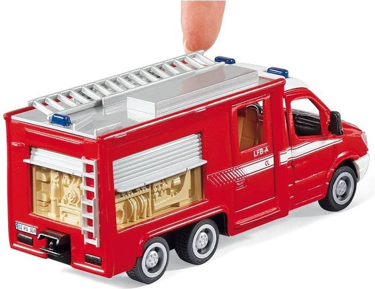 SIKU 2113 Brandweer Mercedes-Benz Sprinter 1:50 - Rood