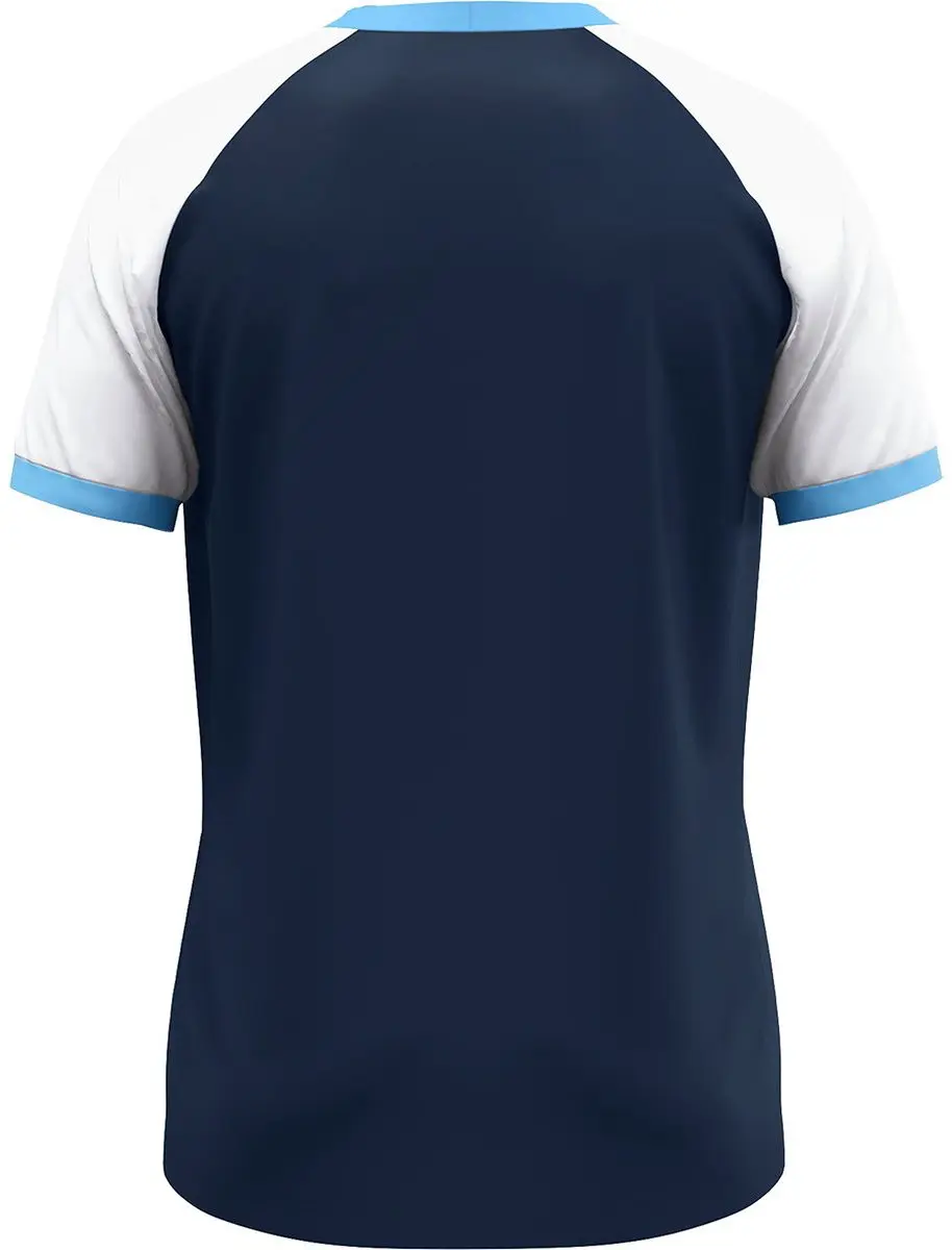 JAKO Dynamic Shirt Korte Mouw Kinderen 152 - Marine/Wit/Hemelsblauw