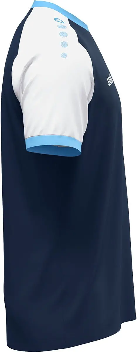 JAKO Dynamic Shirt Korte Mouw Kinderen 152 - Marine/Wit/Hemelsblauw