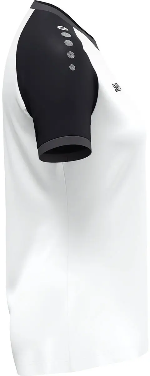 Jako Dynamic Shirt Korte Mouw Dames M - Wit/Zwart/Antraciet