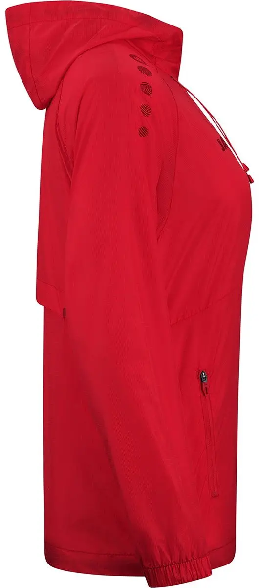 JAKO Flow Jas Dames - Rood - Maat L
