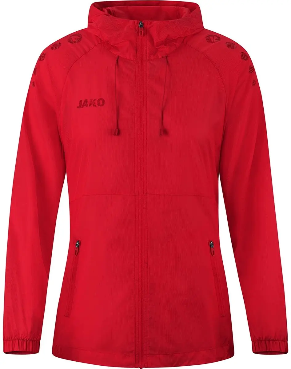 JAKO Flow Jas Dames - Rood - Maat L