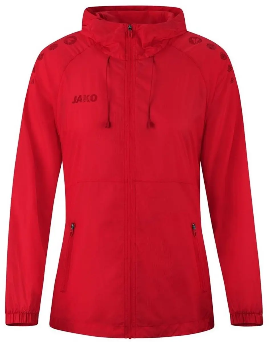 JAKO Flow Jas Dames - Rood - Maat L