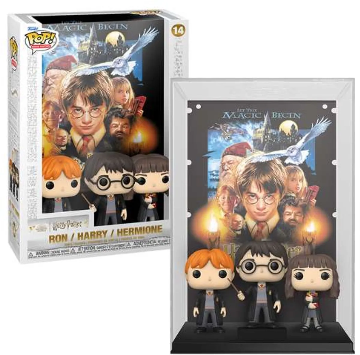 Funko Pop Movie Posters Harry Potter & Sorcerer's Stone - 3 Stuks - Multi