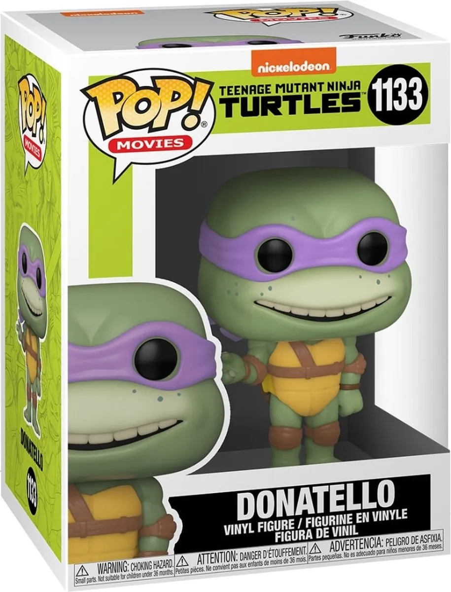 Funko Teenage Mutant Ninja Turtles POP! Movies Donatello 56160 - 9cm Multicolor