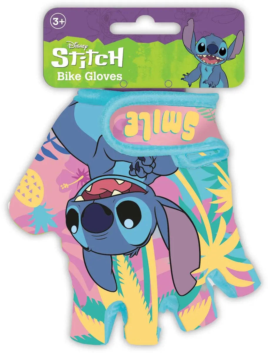 Lilo & Stitch Aloha Fietshandschoenen - Meerkleurig - Maat 7,5 - afbeelding 3 van 3
