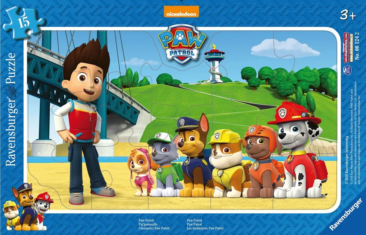 Ravensburger PAW Patrol Legpuzzel 15 Stuks - Multicolor