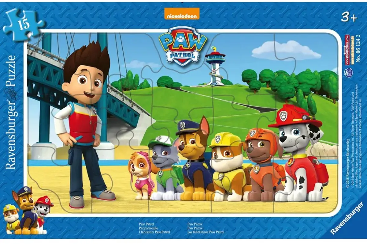Ravensburger PAW Patrol Legpuzzel 15 Stuks - Multicolor