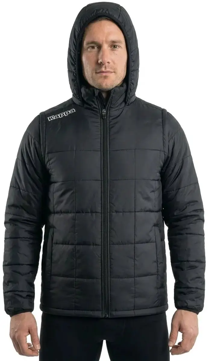 Kappa Waples Jas - Zwart XL